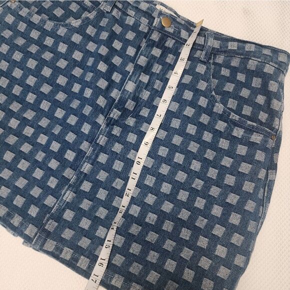 Molly Bracken Printed Denim MiniSkirt for Women - Picture 8 of 10